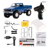 EBOYU WPL C24 RC Truck 1:16 2.4GHz 4WD RC Car with Headlight Remote Control Crawler Off-road Pick-up Truck RTR Gift Toy for Kids 6