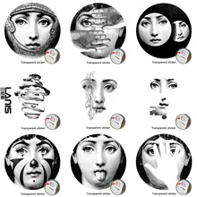 NO.1-28 дизайнер Fornasetti обои такие же, как прозрачные наклейки для украшения гостиной 1 шт