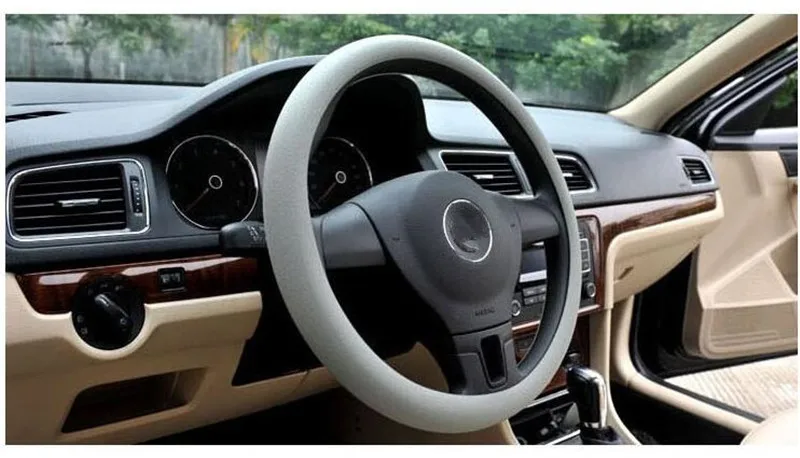 Автомобильный силиконовый чехол на руль мягкие чехлы для Peugeot 307 308 207 3008 2008 407 508 206
