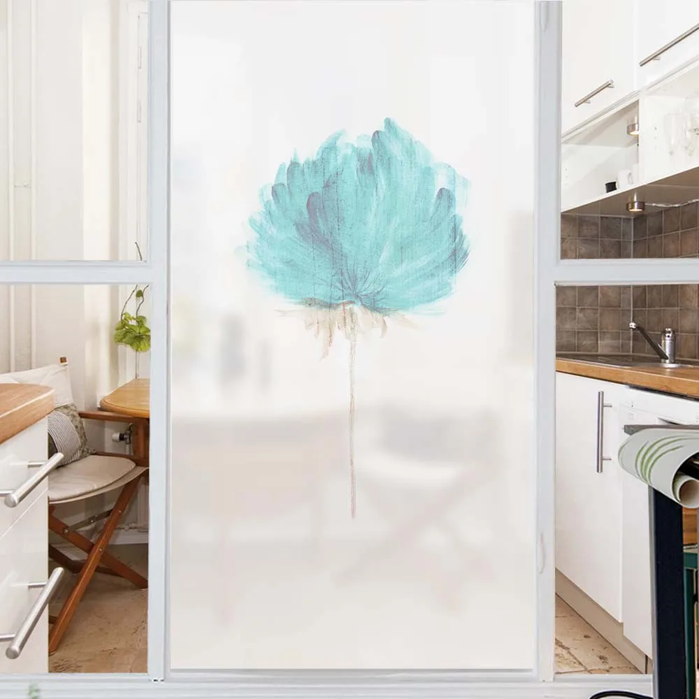 

2018 Business Fashion Crystal PVC Frosted Glass Window Static electricity Film Sticker Bedroom Bathroom Home Decor Hot Sale