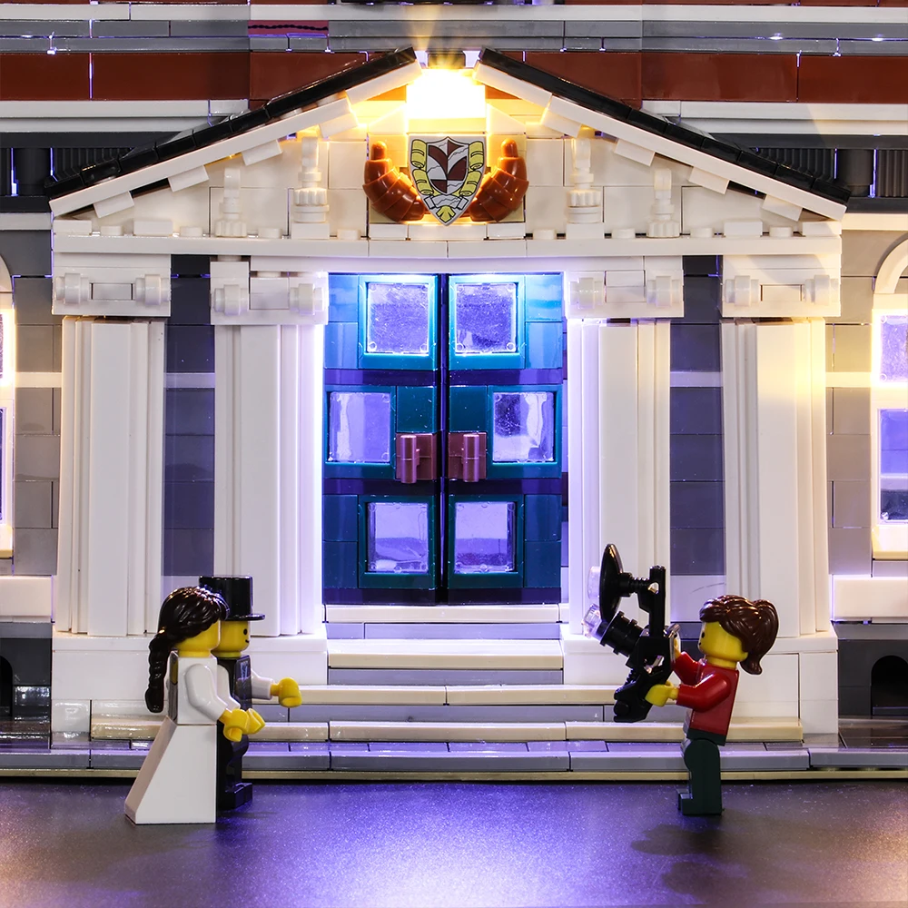 Светодиодный светильник совместимый с Lego 10224 Creators City The town hall 15003 строительные