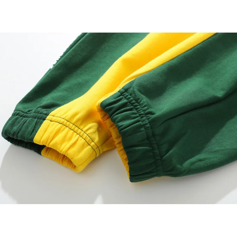 Aolamegs Men Pants Patchwork Color Sweatpants Loose Style Drawstring Elastic Waist Casual Harem Pants High Street 1 Aolamegs Men Pants Patchwork Color Sweatpants Loose Style Drawstring Elastic Waist Casual Harem Pants High Street 5