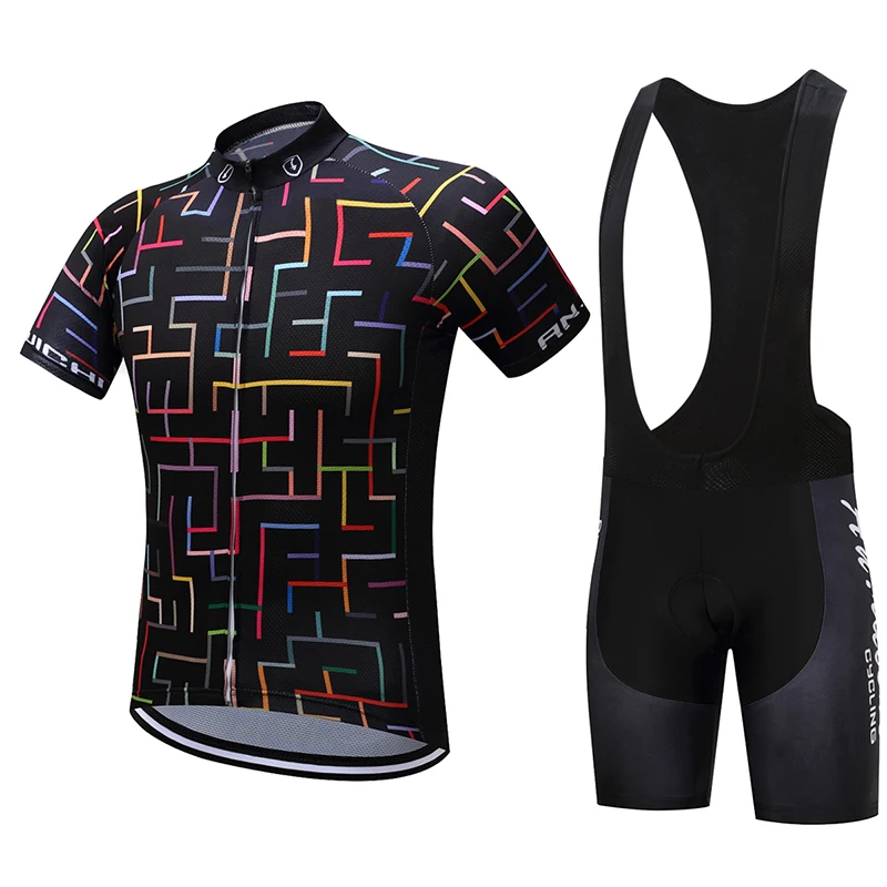 

Summer Unisex Quick Dry Cycling Sets Anti-sweat Line Pattern 3D Padding Cushion Sport Jerseys Customized/Wholesale Service