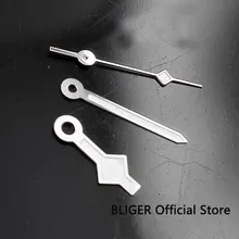 Модные нержавеющая сталь серебряный край Белоснежка Цвет стрелки часов подходят для ETA 2824 2836 автоматический механизм H26