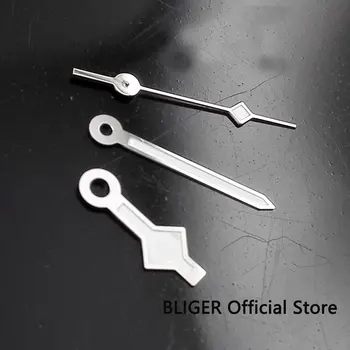 

Fashion Stainless Steel Silver Edge Snow White Color Watch Hands Fit for ETA 2824 2836 Automatic Movement H26