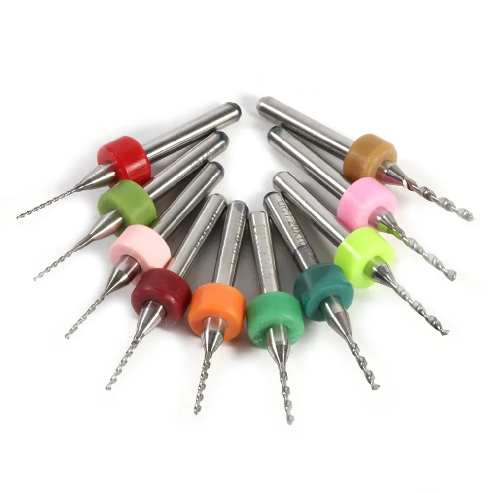 Mini Micro Drill Bits for CNC PCB Print Circuit Board 10pcs/set 0.6 1