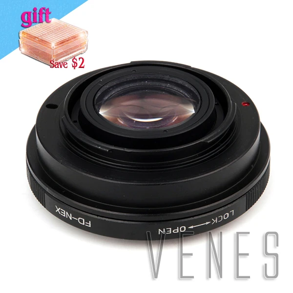 Focal Reducer Speed Booster Lens Adapter Suit For FD -NEX to Sony E Mount NEX For A7s A5000 A3000 NEX-5R NEX-F3 NEX-EA50 FS700