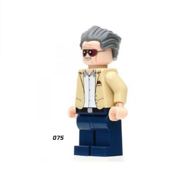 

Single Sale Super Heroes Star Wars Stan Lee 075 Model Mini Building Blocks Figure Bricks Toys gifts Compatible Legoed Ninjaed