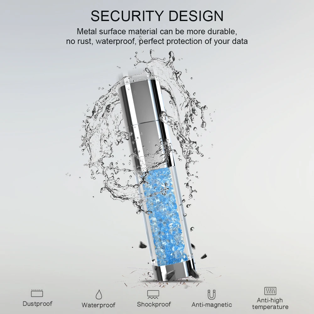 Usb флеш накопитель TECHKEY 64 ГБ карта памяти 32 16 8 4 Гб блестящие стразы подарок|64gb