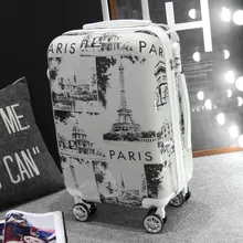 LeTrend, Корейская версия, креативный чемодан на колёсиках, 24 дюйма, чемодан на колесиках, 20 дюймов, женская сумка на колесиках для путешествий