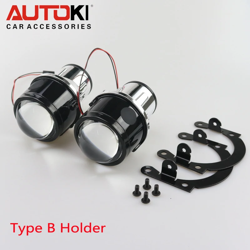 

Free Shipping Autoki Newest Bi-xenon Projector Lens Fog Lamp Brightness with HID Bulb H11 Waterproof Special Used for Many Cars