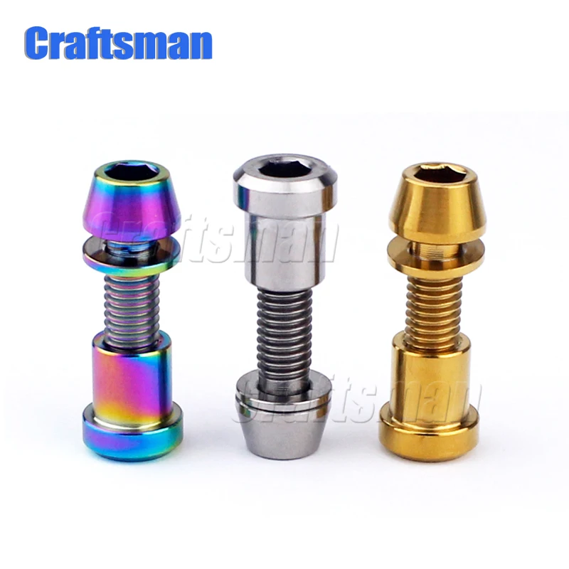 Титан болты M5 X18mm порождения замок конус колпачки + орехи Ti для 3T стволовых