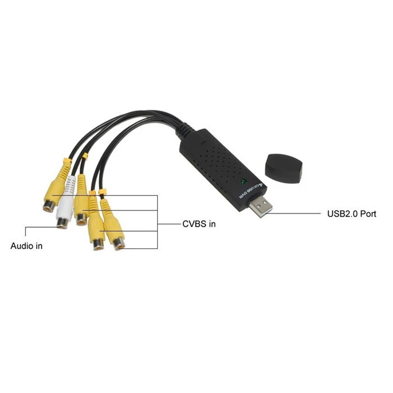 4 канальный интерфейс USB 2 0 кабель для видеозахвата с картой видеонаблюдения
