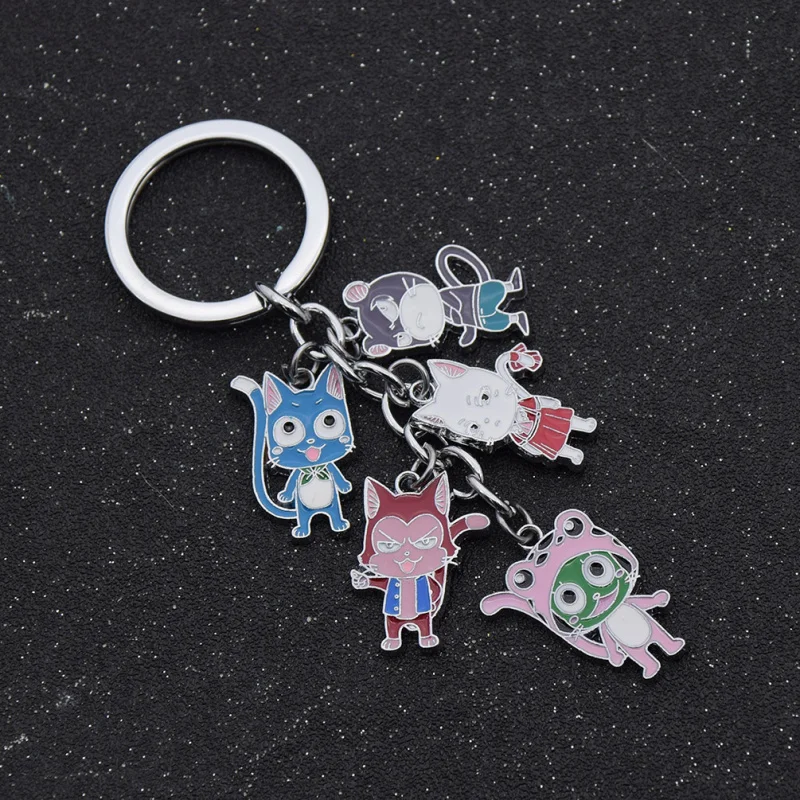 Mode lychee Neue Märchen Schlüsselbund Glücklich Carla Frosch Lektor Pantherlily Schlüsselanhänger Schlüsselbund Tasche Hängen Anhänger