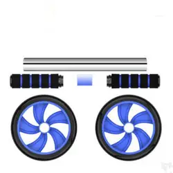 Двойные колеса брюшной фитнес массаж оборудования megawheel брюшной фитнес-ролик в животе Упражнение мышцы брюшной колеса