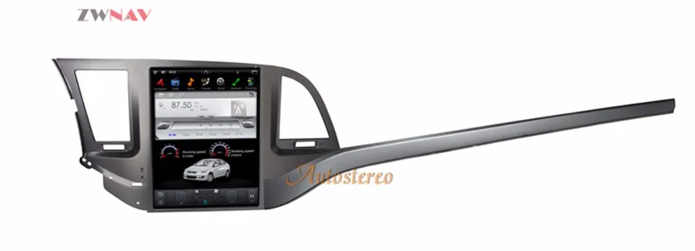 

ZWNVA Tesla style Screen 8 Core Android 6.0 64+2GB Car DVD Player GPS Navigation Radio Screen For Hyundai Elantra 2016 2017 2018