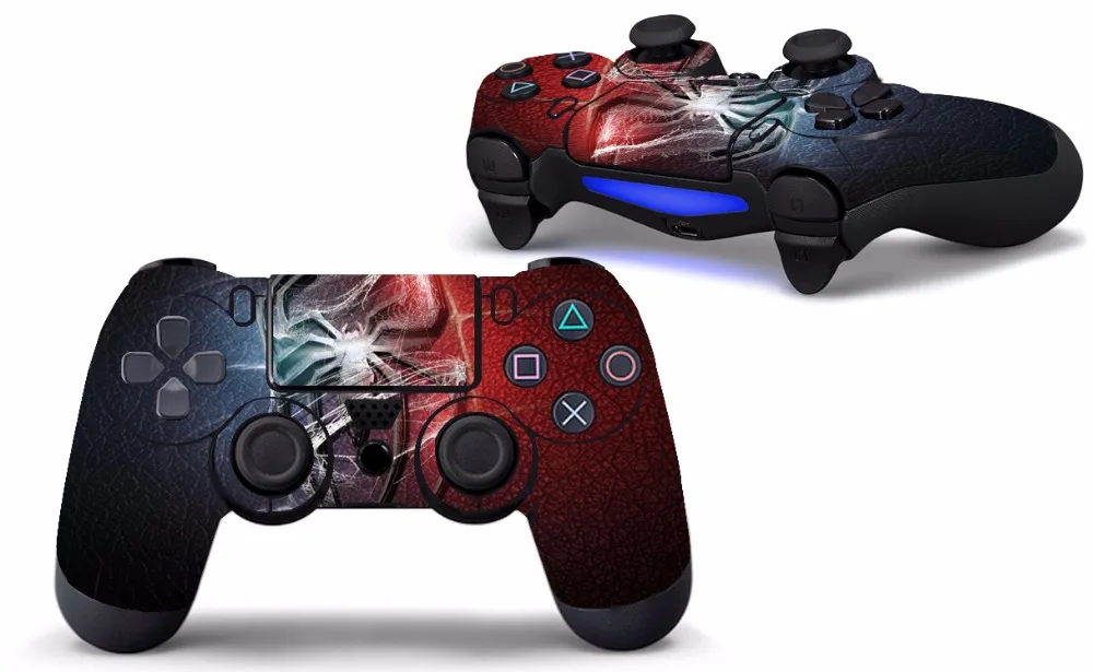Человек паук дизайнерская наклейка для кожи PS4 на контроллер Playstation4|sticker design|stickers