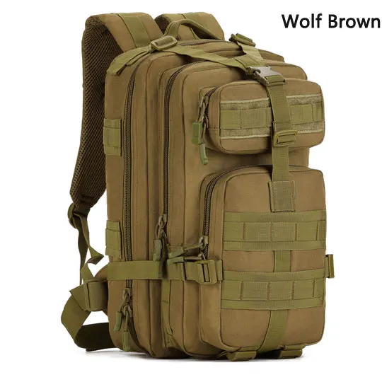 Высокое качество 40L MOLLE многофункциональные военные рюкзаки армейский тактический рюкзак Спортивная Сумка для путешествий кемпинга туризма - Цвет: Wolf Brown