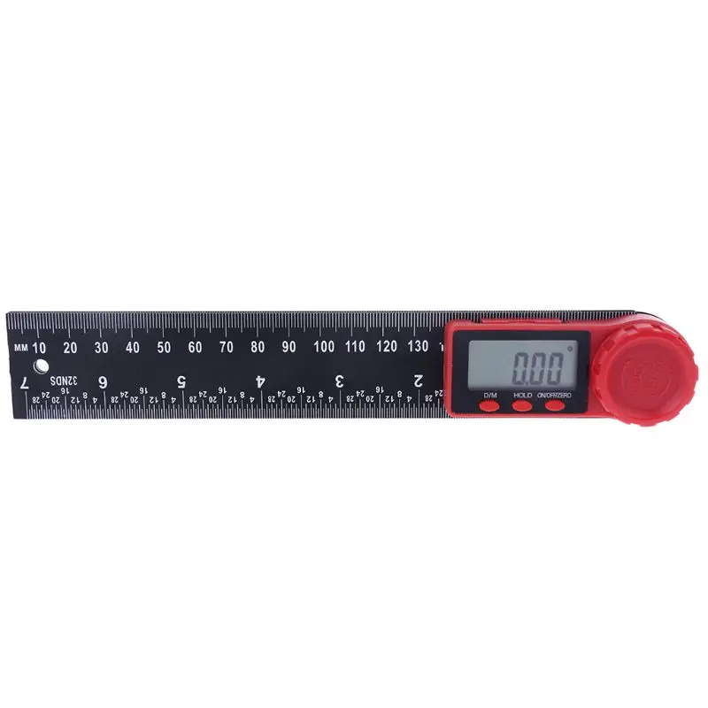 2in1 Digital Protractor Angle Finder Ruler Crown Trim 200mm Woodworking bes T9F4 