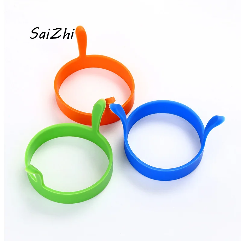 

1pcs Creative Round Shape Silicone Omelette Mould Shape for Eggs Frying Pancake Cooking Mould Breakfast Essential QC1421