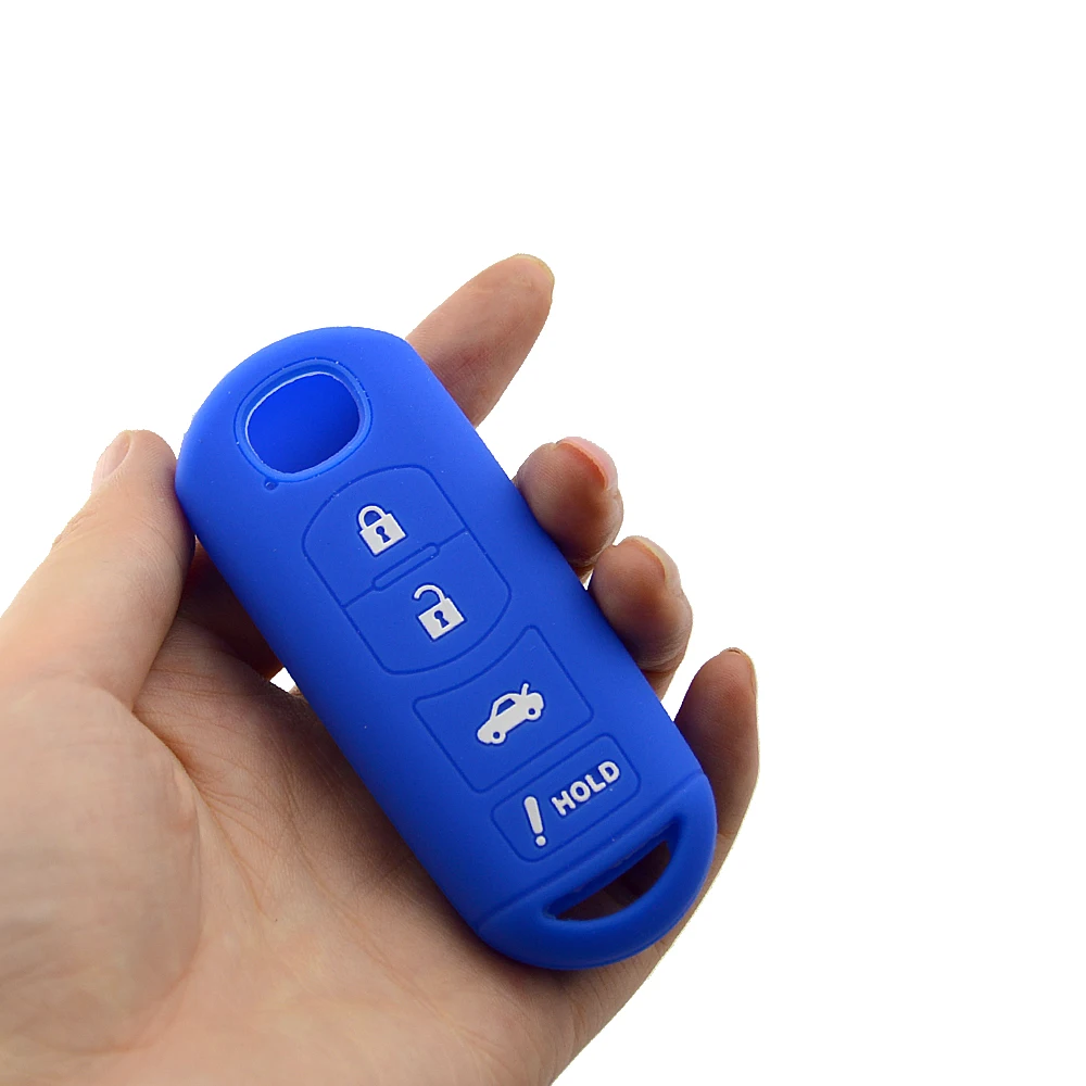 Мягкий силиконовый резиновый чехол OkeyTech для автомобильного ключа брелок с 4 3 + 1