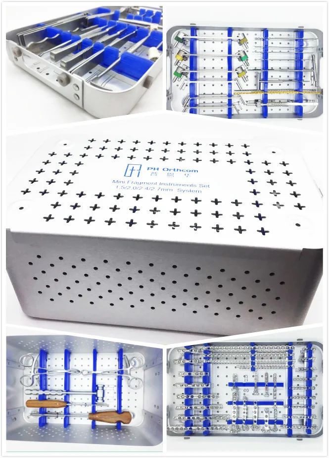 

Veterinary orthopedic instrument Kit with new style 4 layer container