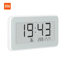 Xiaomi Mijia беспроводные умные электрические цифровые часы домашний и открытый гигрометр термометр BT4.0 ЖК-измерительные приборы температуры