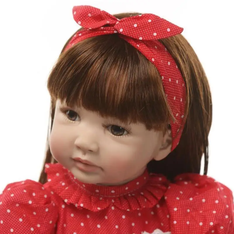 60 см милые виниловые Reborn Baby реалистичные куклы Друзья детей DIY игрушки подарок