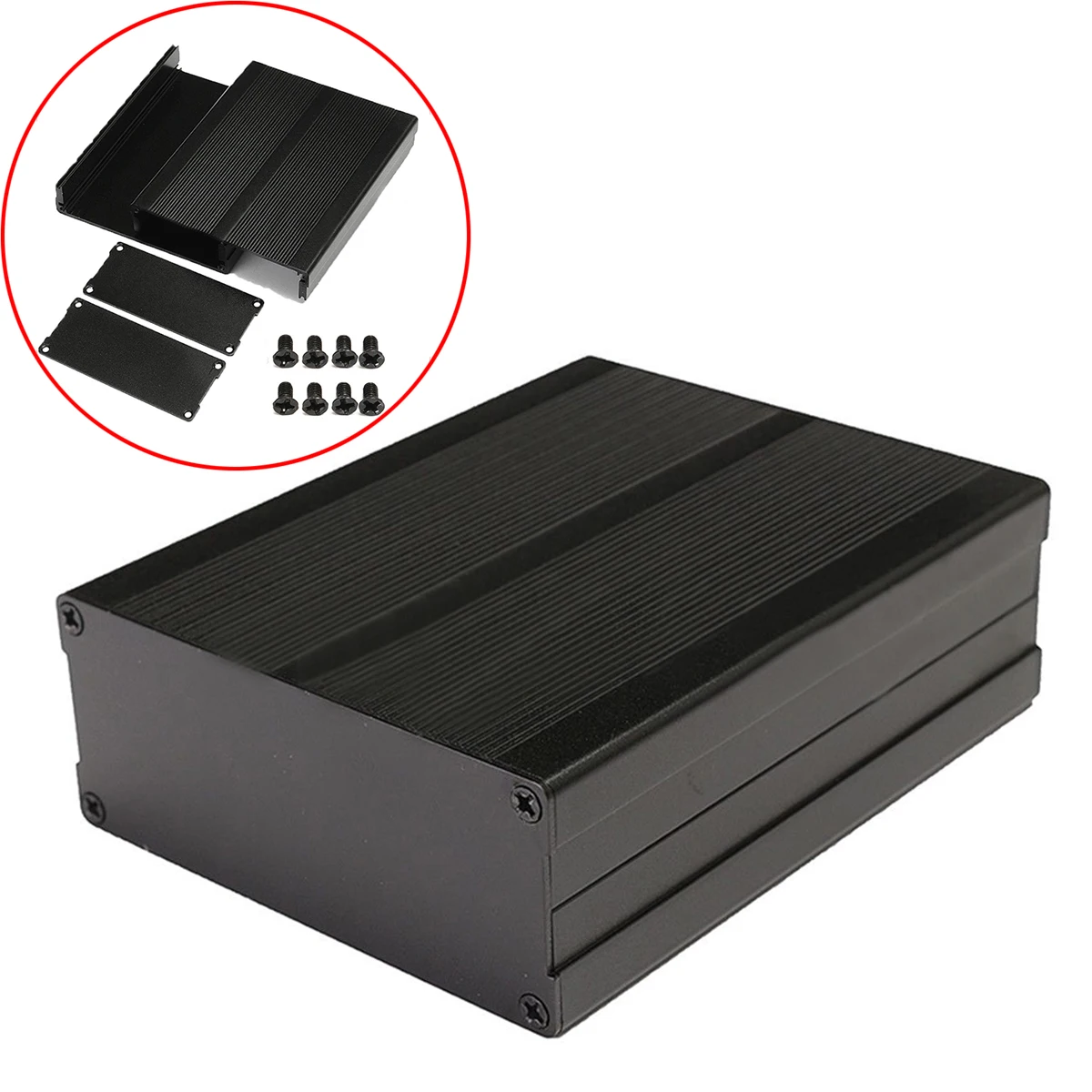 Mayitr Split Body Aluminum Box Enclosure DIY Electronic Project Case