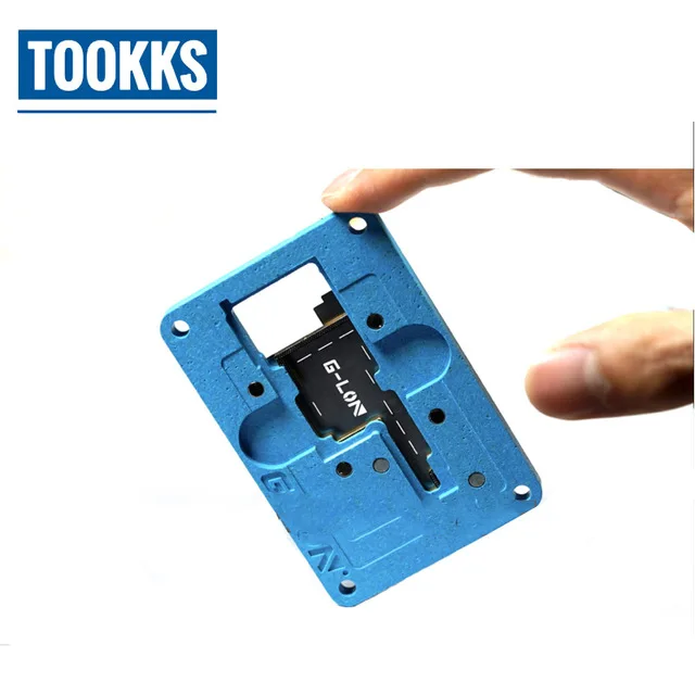 BGA Reballing Stencil Positioning Fixture For iPhone X PCB Middle Layer Repair