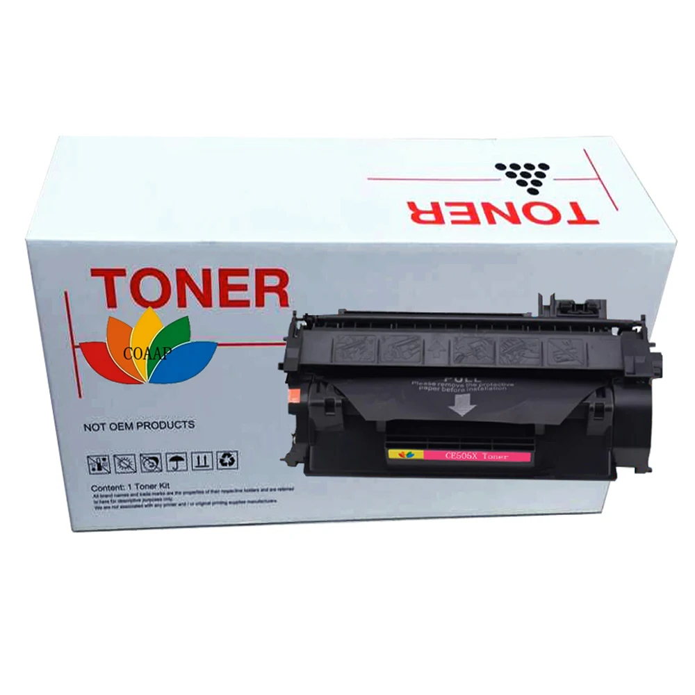 1x совместимый картридж с тонером hp ce505x для принтера LaserJet P2035 P2035N P2050 P2055 P2055D P2055DN