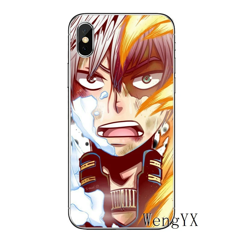 My Hero Academy шото Тодороки для iPhone X XR XS Max 8 7 6s 6 plus SE 5S 5c 5 4S 4 iPod Touch чехол мягкий чехол для телефона s - Цвет: shoto-Todoroki-A-16