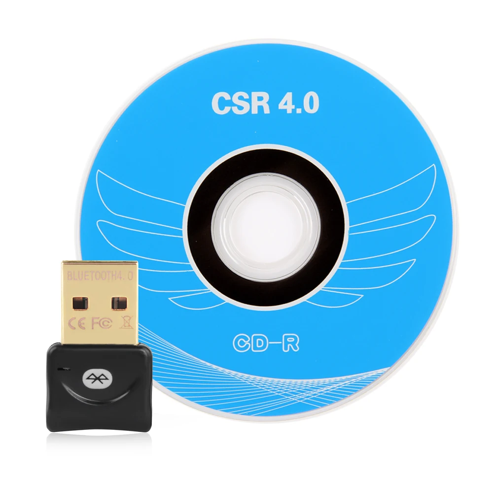 Беспроводной USB Bluetooth адаптер ПК Bluetooth Dongle CSR 4,0 мини аудио приемник Высокое скорость передатчик для компьютера PC - Цвет: Black