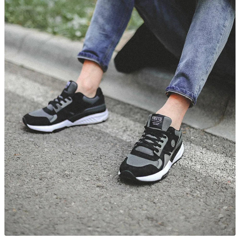 4 Colors Original Xiaomi Mijia FREETIE90 Men's Retro Sports And Casual Shoes Breathable Wear-Resistant Shock Elasticity Shoes