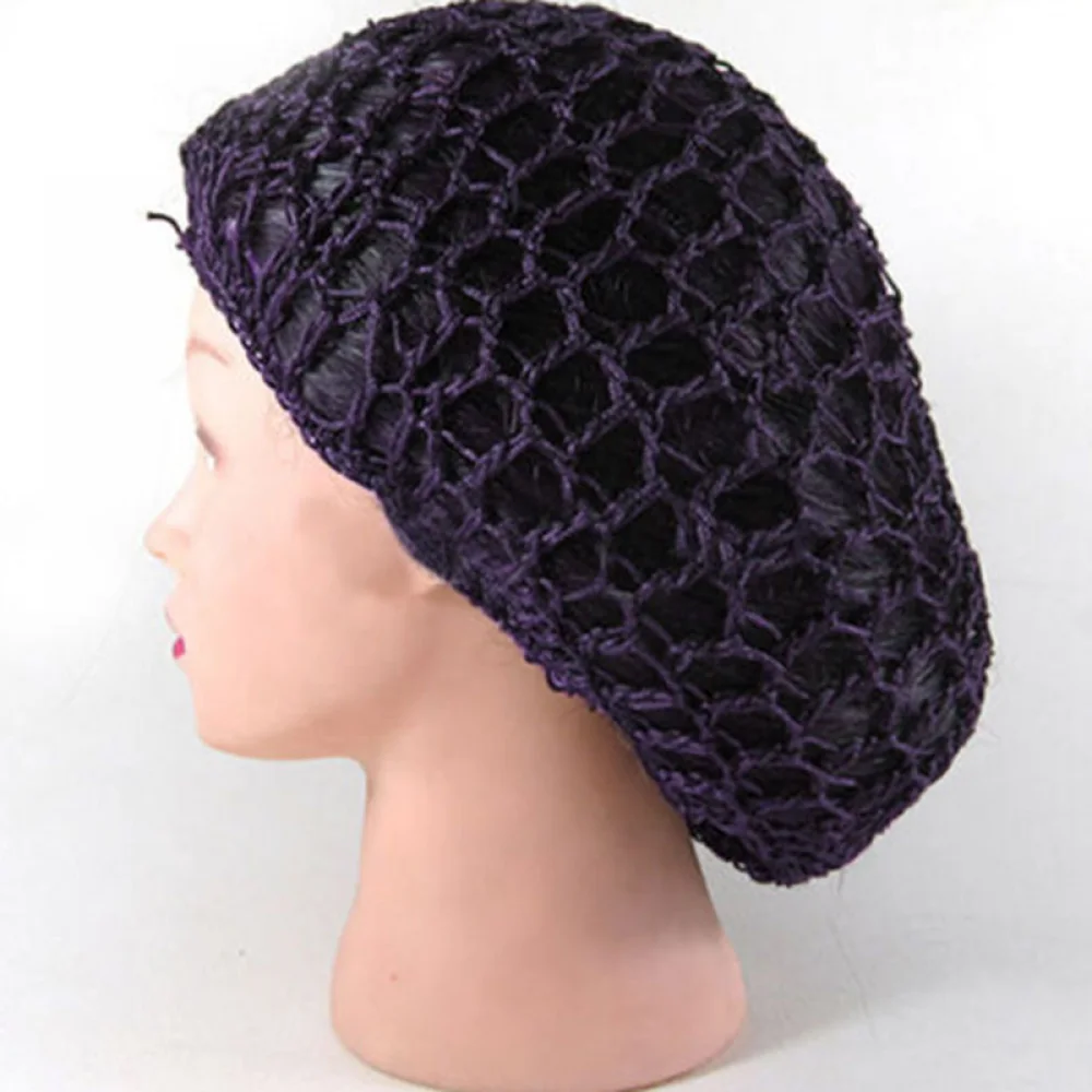 New-Arrival-Women-Ladies-Soft-Rayon-Snood-Hair-Net-Crocheted-Hair-Net-Hot-sale-Accessories-Elastic (2)