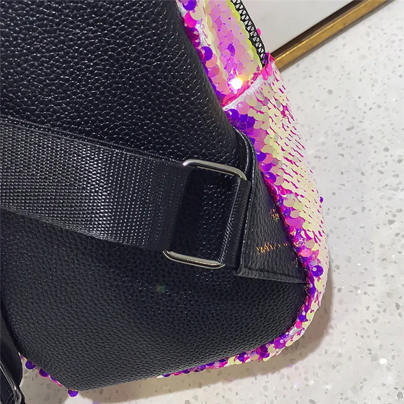 Fanny Pack Multi-function Fashion Mermaid Sequin Bag Reflective Laser Shoulder Bag Women's Belt Waist Bag Bum Pochete#40