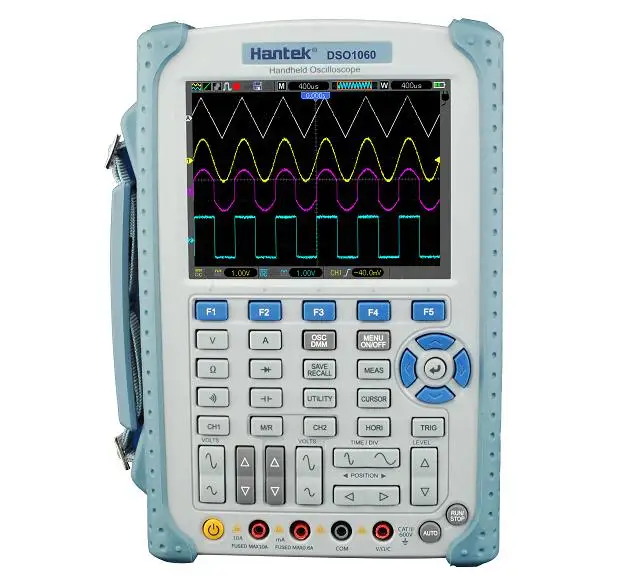 Ручной осциллограф Hantek DSO1060 Цифровой осциллограф измеритель объема 60 МГц 2 канала