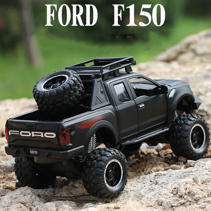 

KIDAMI Alloy 1:32 Ford Raptor F150 Truck Model Car Diecast Vehicle Off-road SUV Kids Toy Car For Boys Children Gifts Collection