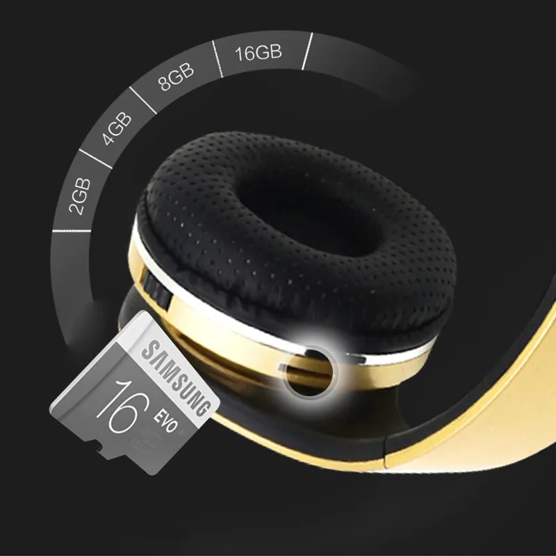 XINGYIDA Bluetooth наушники беспроводные стерео мерцающие с микрофоном Поддержка TF карты