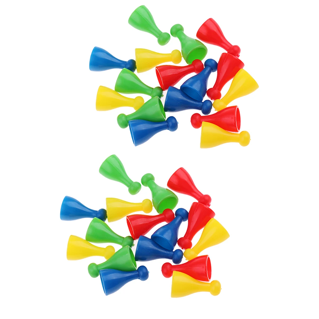 32 pack of ,Plastic Chess Pawn Pieces, Board Card Game ,Halma Parts Accessories