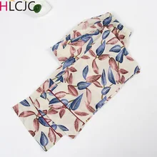 Новые стили женские пижамы пижама и брюки из хлопка женские пижамы брюки для отдыха удобные женские "дышащая" Пижама