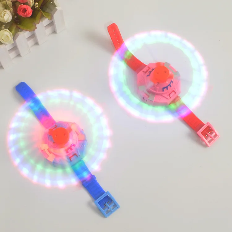 

Hot children 3 lights music wrist windmill LED colorful flash light watch sky blue pink cartoon silicone strap boy clock girl