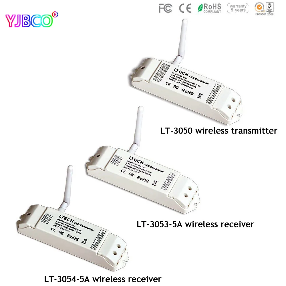 

2.4GHz led controller ISM 64channels LT-3050 wireless transmitters/LT-3053-5A/LT-3054-5A wireless receiver for led light,DC5-24V