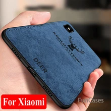 Pour Xiao mi A2 Lite étui en tissu de protection souple et mince pour Xiao mi f1 mi 8 6 5 max 3 2 rouge mi 6 Pro 5 Plus 6A(China)