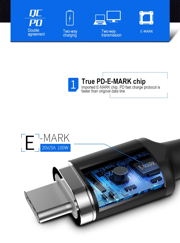 Магнитный 5А PD кабель USB C к USB C type C кабель для быстрой зарядки данных зарядное устройство папа-папа для MacBook Pro для samsung для Google