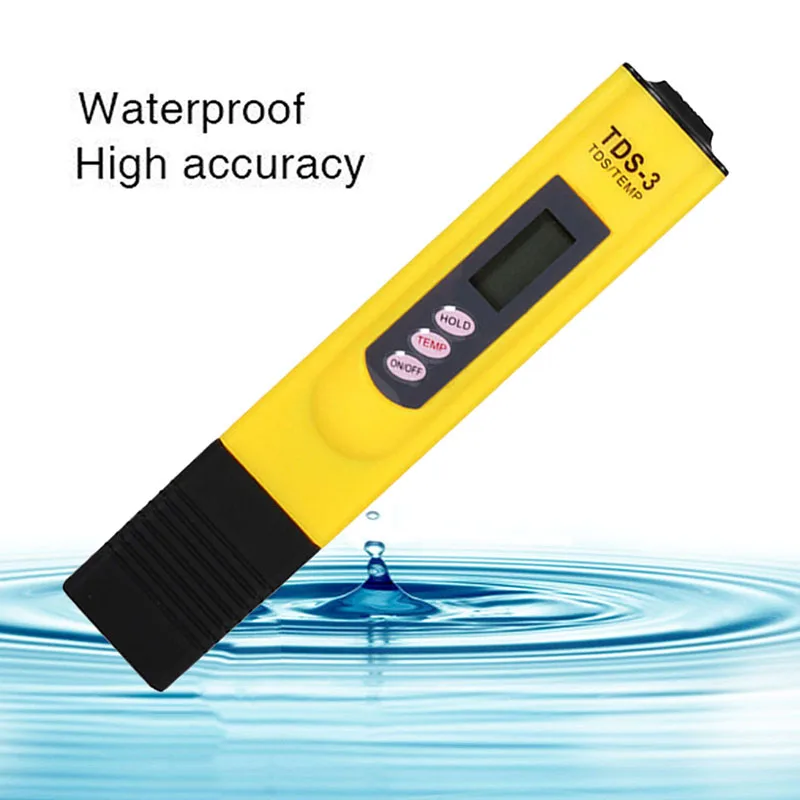 Тестер pH портативный ручной для измерения и анализа воды в бассейнах и водомоемах цифровой компактный 15