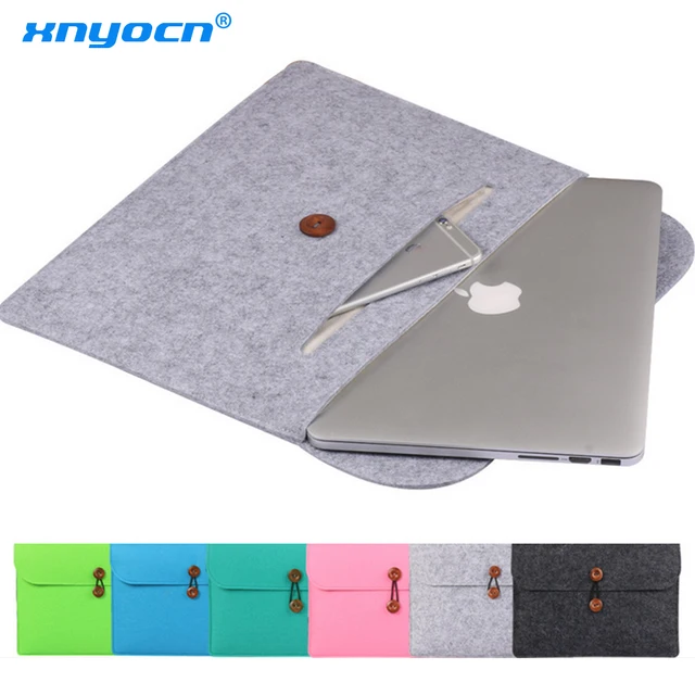 Cheap New Fashion Soft Sleeve Bag Case for Apple Macbook Air Pro Retina 11 12 13 15 Laptop Anti-scratch Cover for Mac Book 13.3 Inch