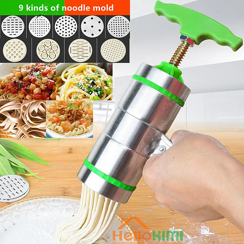 

Stainless Steel Manual Noodle Maker Pasta Making Machine Vegetable Fruit Juicer Presse Machine Spaetzle Spaghetti Maker Mold