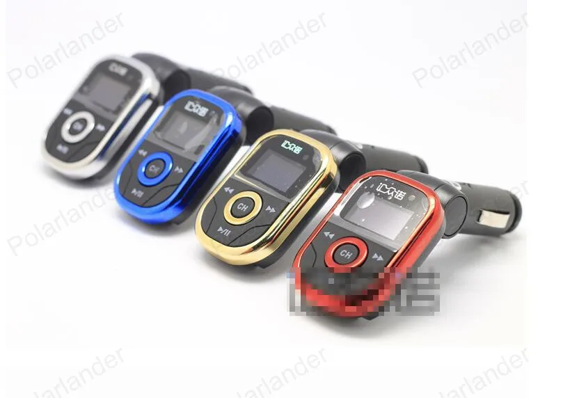 Новое Прибытие Bluetooth Car Kit 180 Градусов Fm-передатчик С USB Зарядное Устройство для Mp3-плеер
