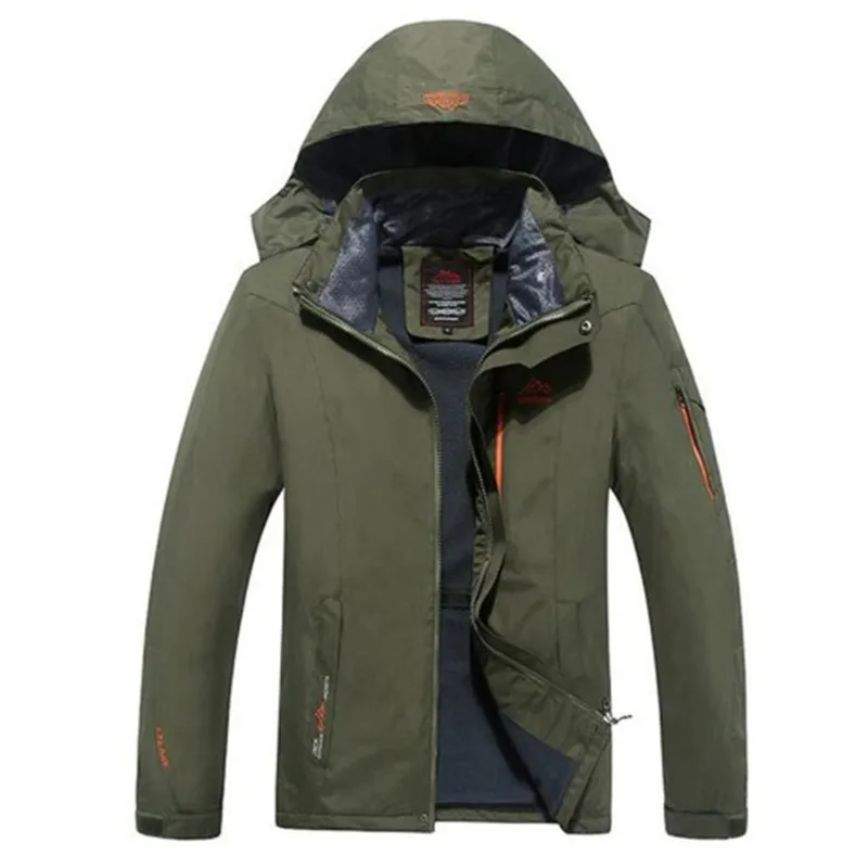 Super Size 6XL 7XL 8XL Men's Jacket Demi Season Quality Brand Waterproof and Wind-proof Jacket Overcoat Mountaineering Jacket Super Size 6XL 7XL 8XL Men's Jacket Demi Season Quality Brand Waterproof and Wind-proof Jacket Overcoat Mountaineering Jacket